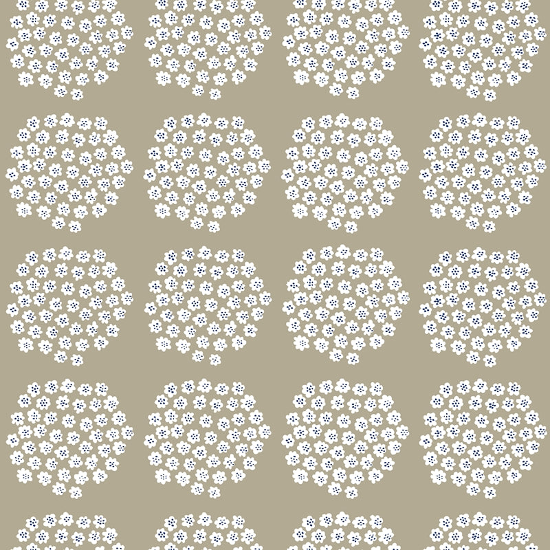 MKS4497 Marimekko Taupe Puketti Peel &amp; Stick Wallpaper by NuWallpaper