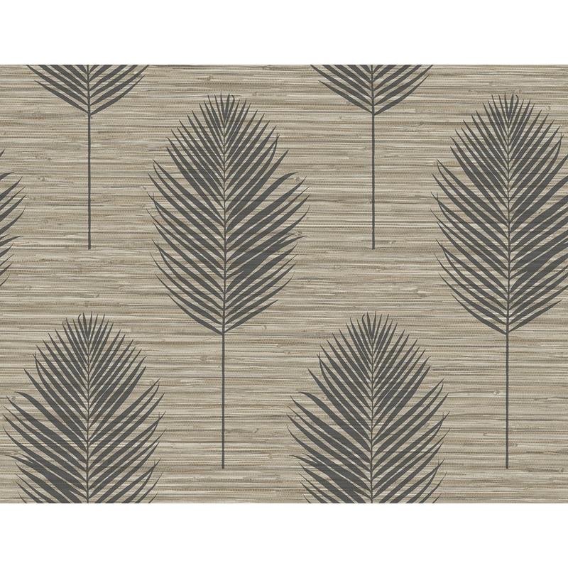Sample 2988-70206 Inlay, Bali Light Brown Fern by A-Street Prints Wallpaper