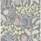 Buy NU3039 Groovy Garden Grey Trees Peel and Stick by Wallpaper