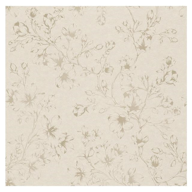 Search WW-268972 Cosy White Brown Leaves by Washington Wallpaper