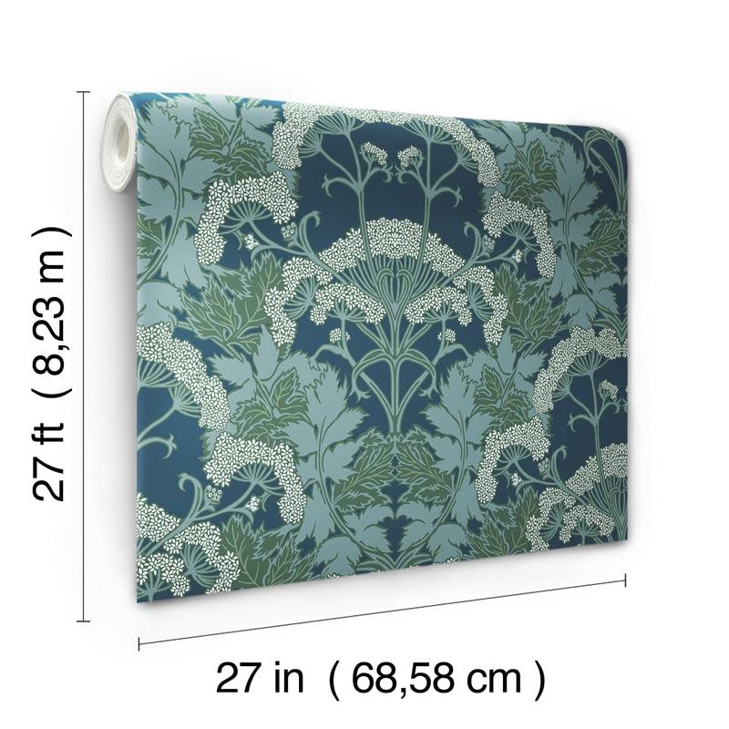 Sample NV5558 Modern Heritage 125th Anniversary, Yarrow Nouveau by York Wallpaper