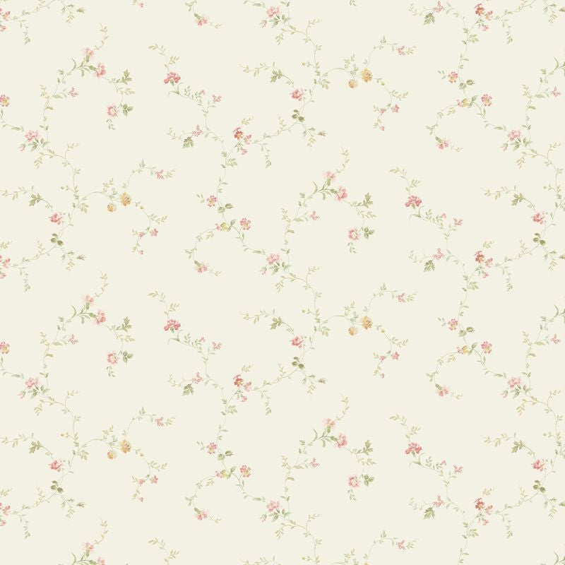Looking FG71203 Flora Small Trail by Wallquest Wallpaper