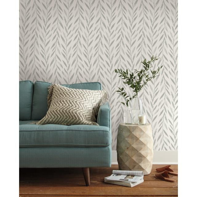 Save Psw1018Rl Magnolia Home Vol Ii Botanical Grey Peel And Stick Wallpaper