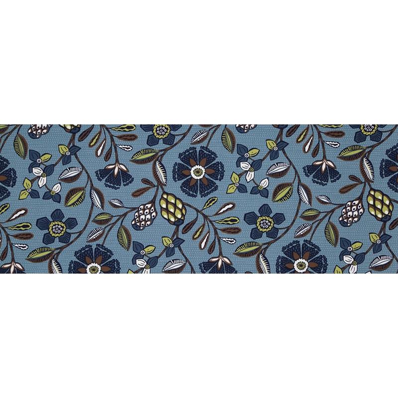 519195 | Kanga Flower | Slate - Robert Allen Home Fabric