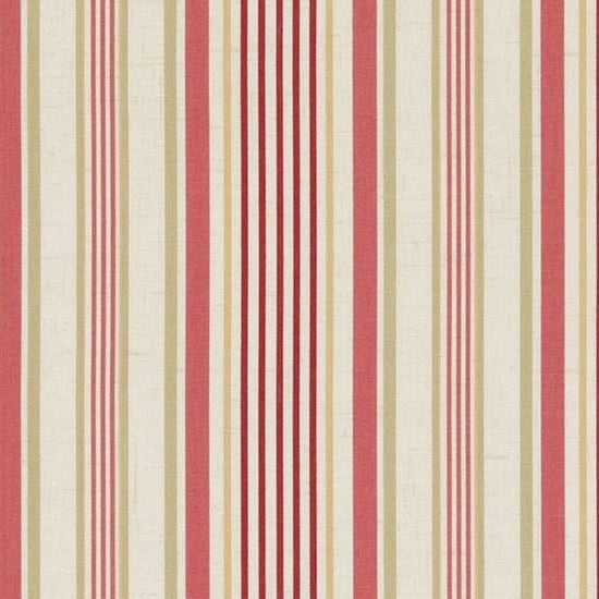 View F0620-04 Belle Old Rose Stripes by Clarke And Clarke Fabric