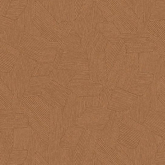 Acquire EJ318003 Twist Clio Copper Lined Geometric Copper by Eijffinger Wallpaper