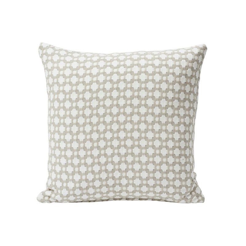 So6568204 | Betwixt 18" Pillow, Stone/White - Schumacher Pillows