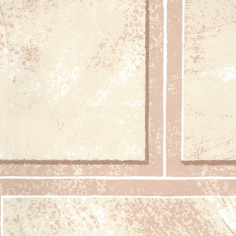 Shop 303090W-02WP Coliseum Creams On White by Quadrille Wallpaper