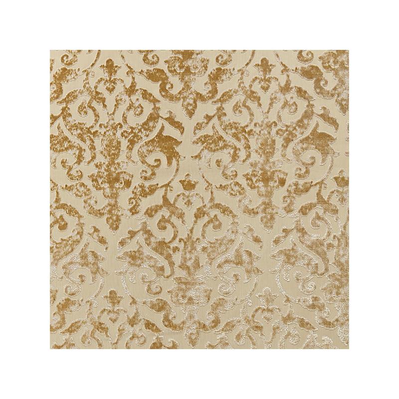 Sample 27078-001 Venezia Silk Velvet, Champagne - Scalamandre Fabric (SC 000127078)