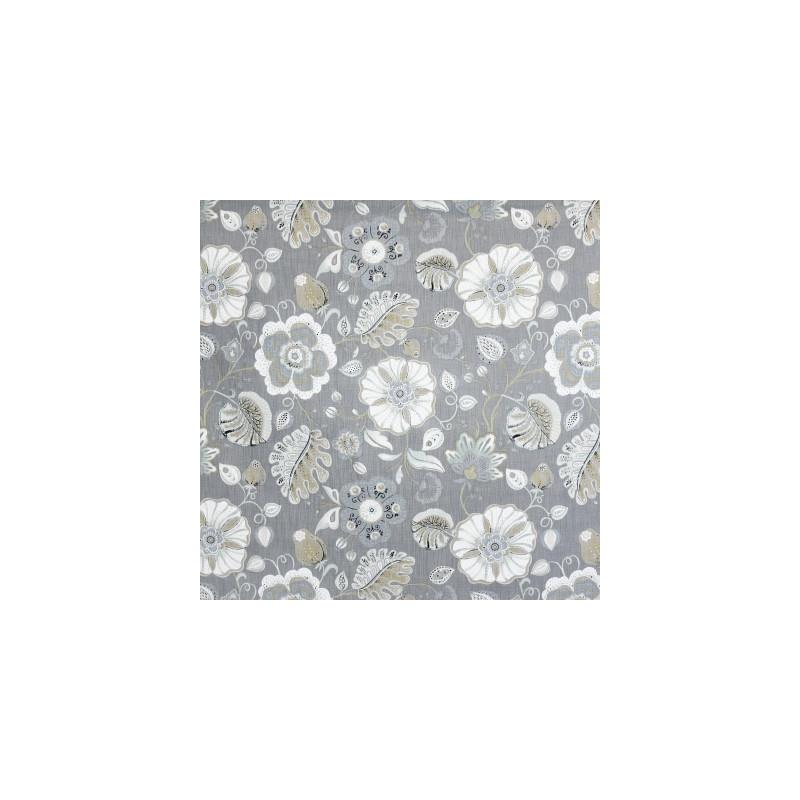 Select S3823 Flannel Gray Floral Greenhouse Fabric