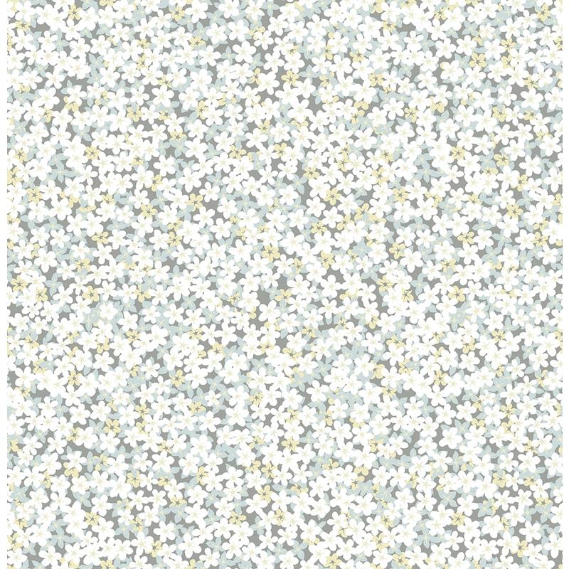 Sample 2901-25444 Perennial,  Giverny Multicolor Miniature Floral Wallpaper by A Street Prints
