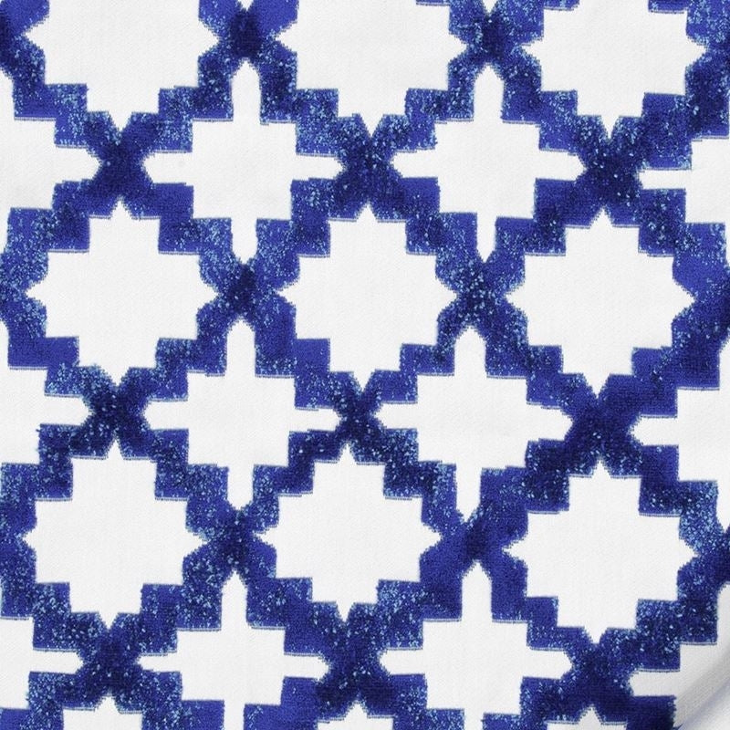239384 | Mosaic Velvet Indigo - Beacon Hill Fabric