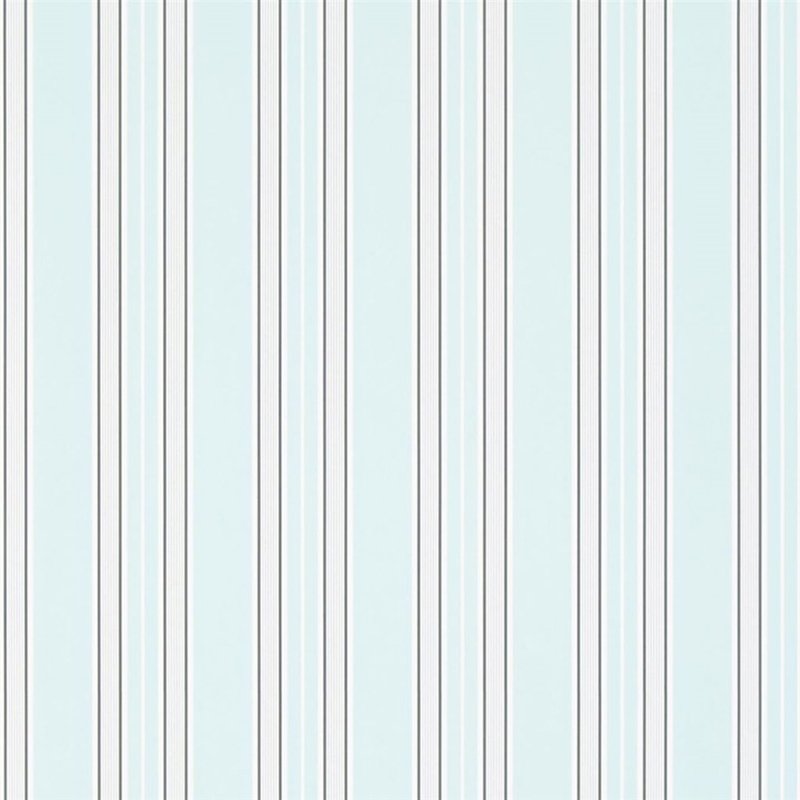 Sample P586-06 Pinstripe, Aqua by Designer Guild Wallpaper
