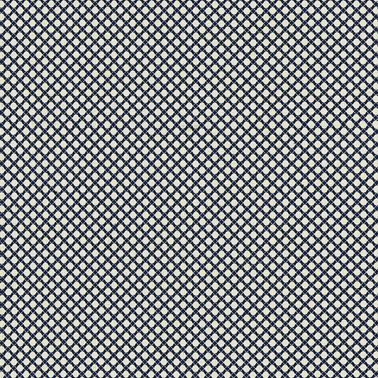 Select Bk 0005K65121 Bellaire Trellis Indigo by Boris Kroll Fabric