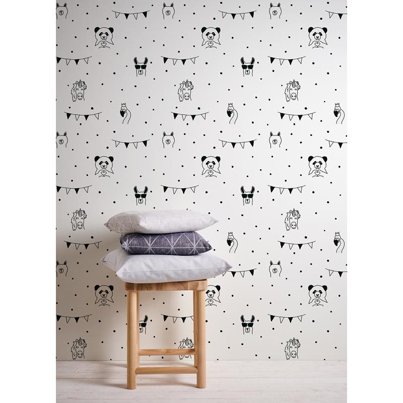 4060-381382 Fable Orlow Black Llama Wallpaper by Chesapeake,4060-381382 Fable Orlow Black Llama Wallpaper by Chesapeake2