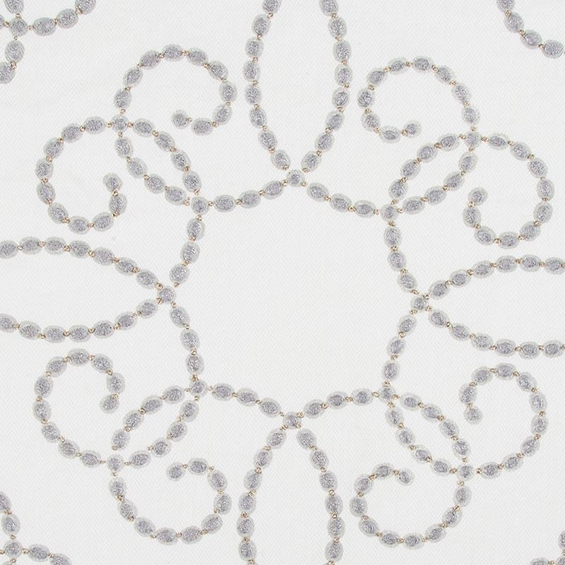 239338 | Grace Emblem Pewter - Beacon Hill Fabric
