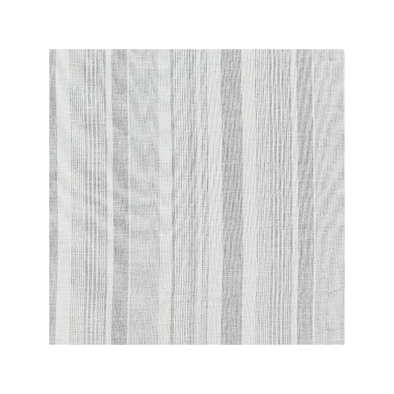 Sample 27046-002 Montauk Stripe Sheer, Fog - Scalamandre Fabric (SC 000227046)