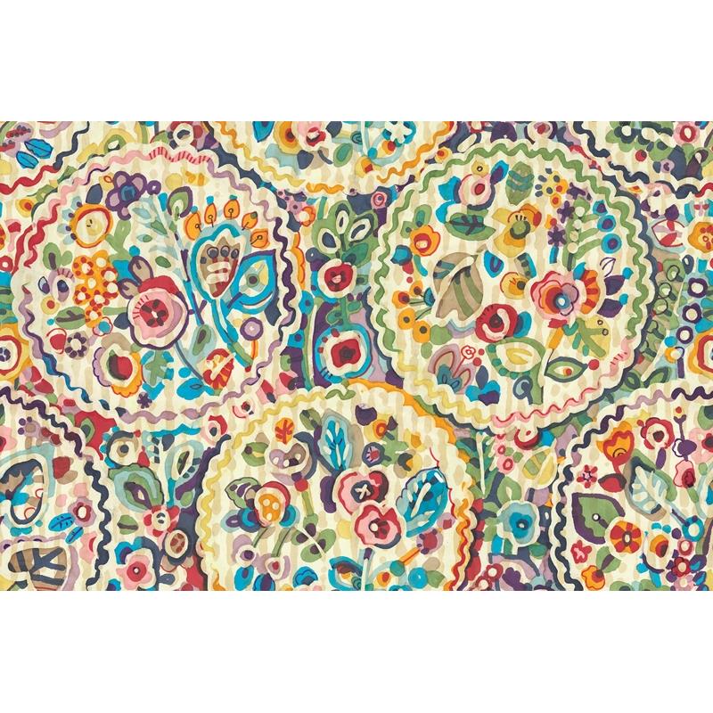 Sample CBS4506 Caroline et Bettina, Multi Camille Peel and Stick Wallpaper by NuWallpaper
