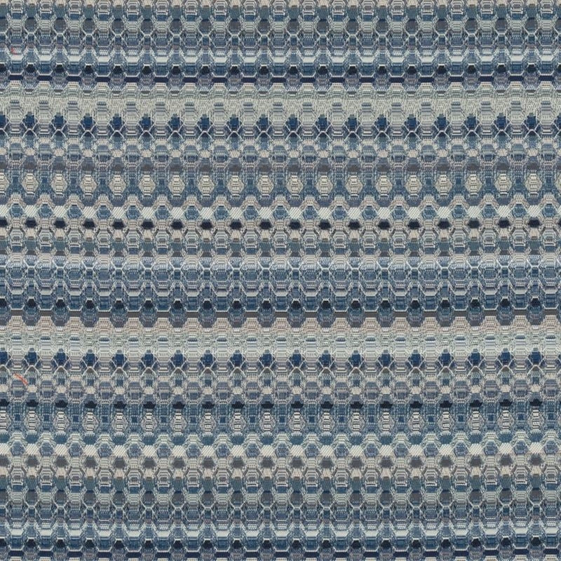 Sample Merlot Way Batik Blue Robert Allen Fabric.