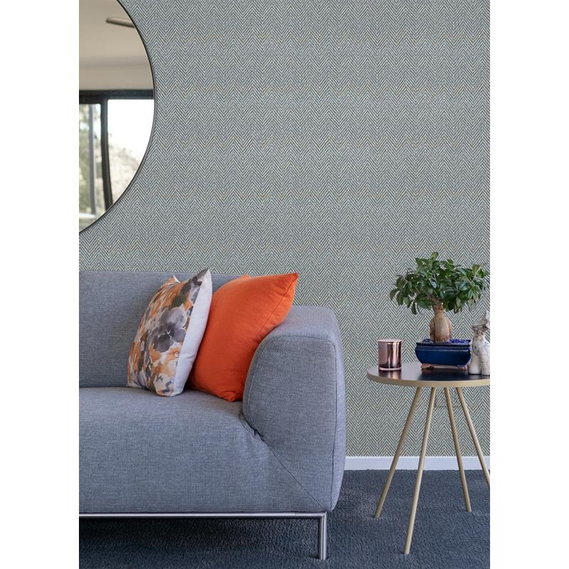 SLS4295 Scott Living Grey Blue Alden Peel &amp; Stick Wallpaper by NuWallpaper2