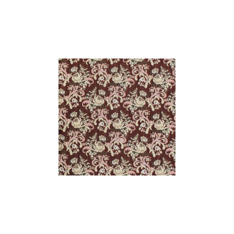 Find F3486 Burgundy Red Floral Greenhouse Fabric