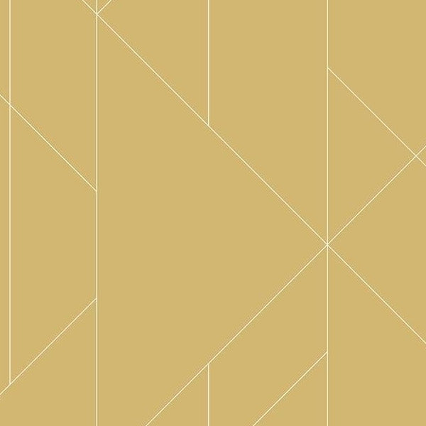 Select 2889-25203 Plain Simple Useful Torpa Mustard Geometric Mustard A-Street Prints Wallpaper