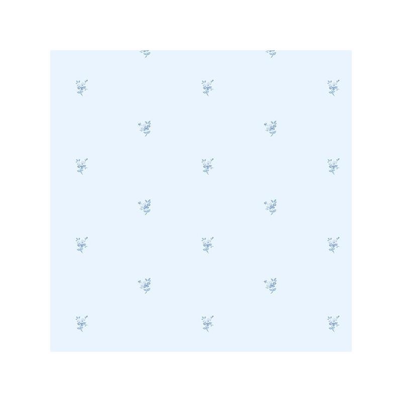 Sample PR33846 Blue Small Floral wallpaper Norwall Wallpaper