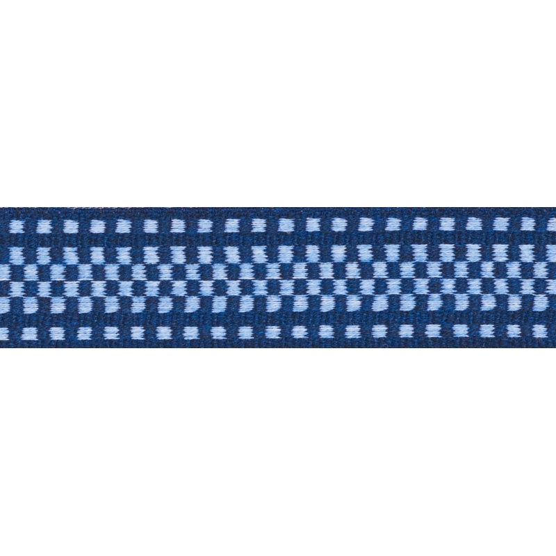 73652 | Marta Tape, Chambray  Navy - Schumacher Fabric