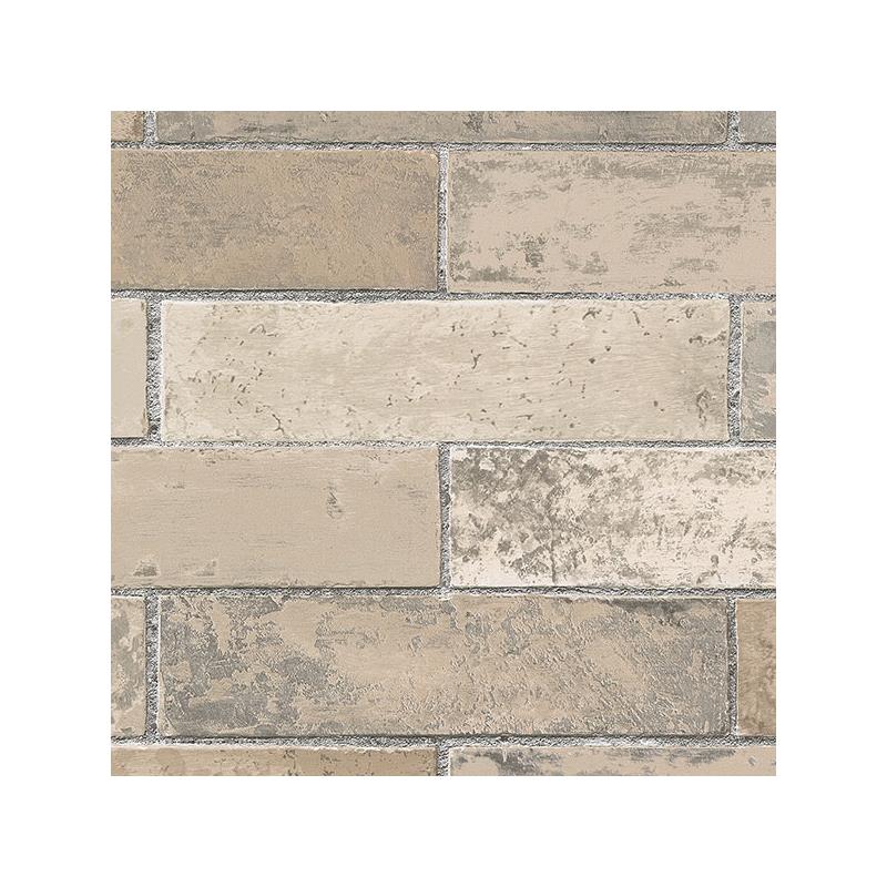 Sample KV27423 Creative Kitchens Swiss Brick  Norwall Wallpaper