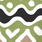 Sample AP103-19 Cap Ferrat, Jungle Green Taupe Black by Quadrille Wallpaper