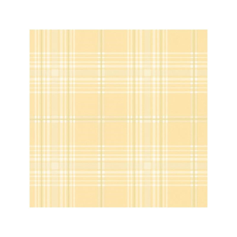 Sample KV27422 Yellow Plaid wallpaper Norwall Wallpaper