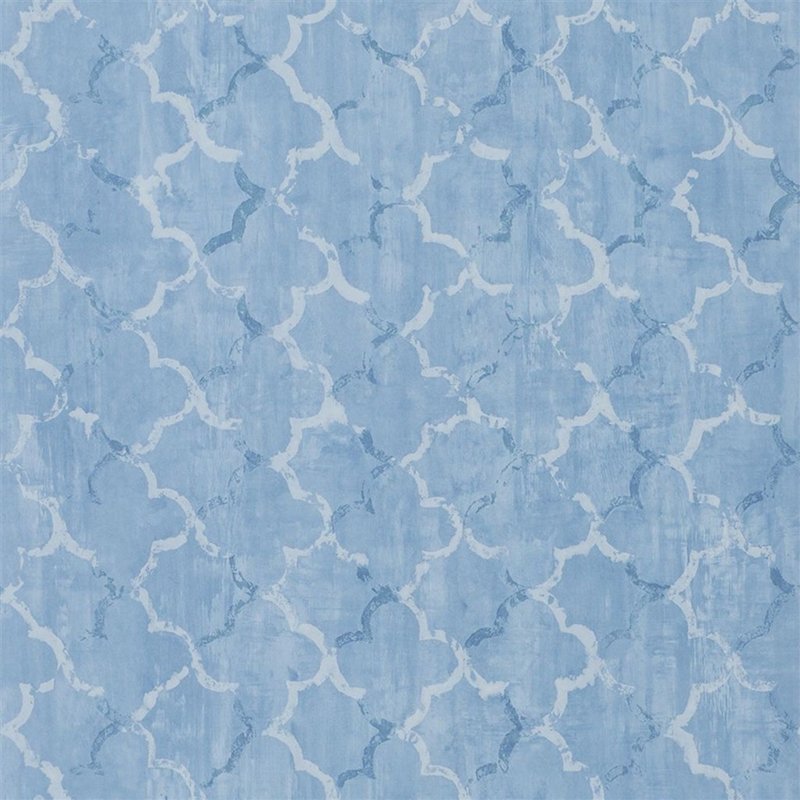 Buy PDG650/02 Chinese Trellis Cobalt by Designer Guild Wallpaper