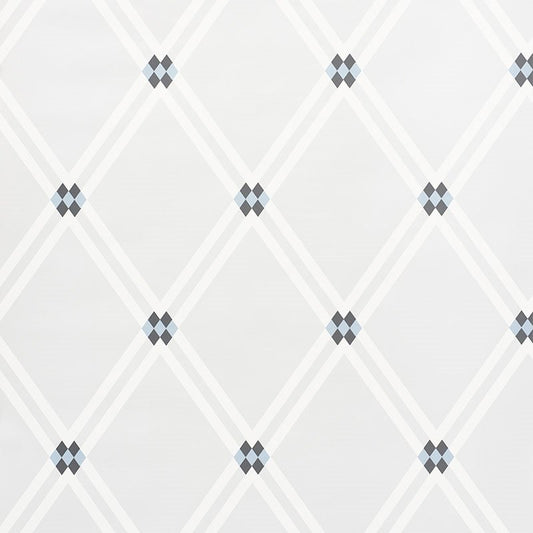Acquire 5009240 Asolo Blue Schumacher Wallpaper