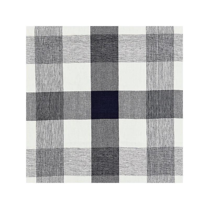 Order 27135-008 Westport Linen Plaid Navy by Scalamandre Fabric