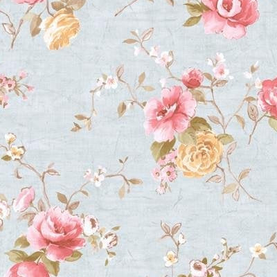 Find FF51202 Fairfield Oranges Floral by Seabrook Wallpaper
