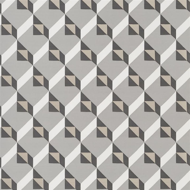 Sample PDG1055-07 Dufrene Noir by Designer Guild Wallpaper