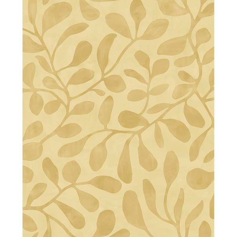 Sample EJ318034 Twist, Fiona Yellow Leafy Vines by Eijffinger