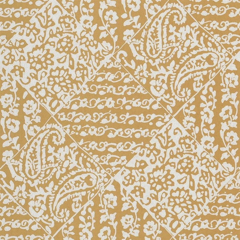 Acquire PWY9003/07 Felixton Ochre by Designer Guild Wallpaper