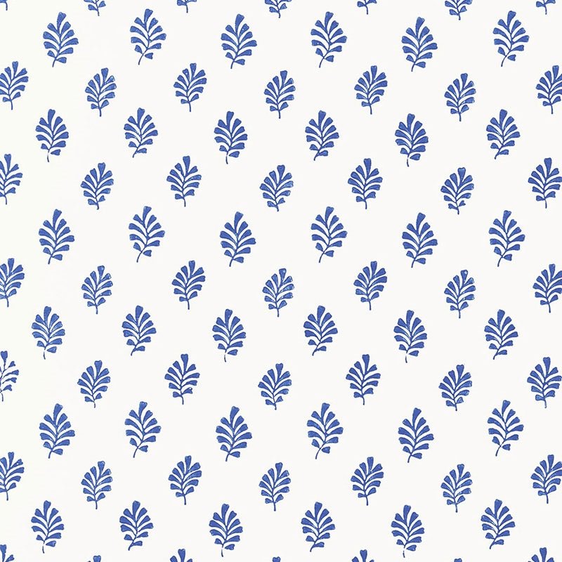 Shop 5005231 Bakara Leaf Delft Schumacher Wallpaper