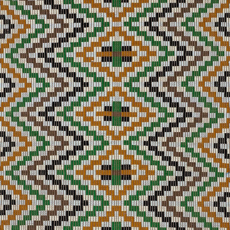 Purchase sample of 79251 Izapa Hand Woven Brocade, Jewel by Schumacher Fabric