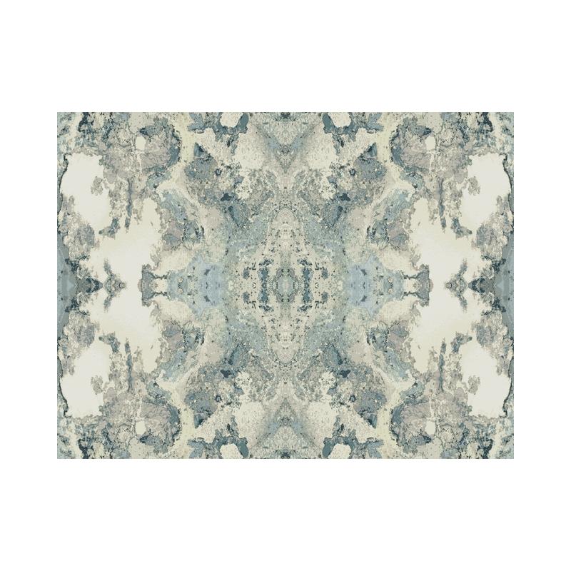 Sample PSW1090RL Simply Candice, Abstract Blue Peel and Stick Wallpaper