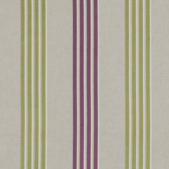 Search F0941-06 Wensley Violet/Citrus Stripes by Clarke And Clarke Fabric