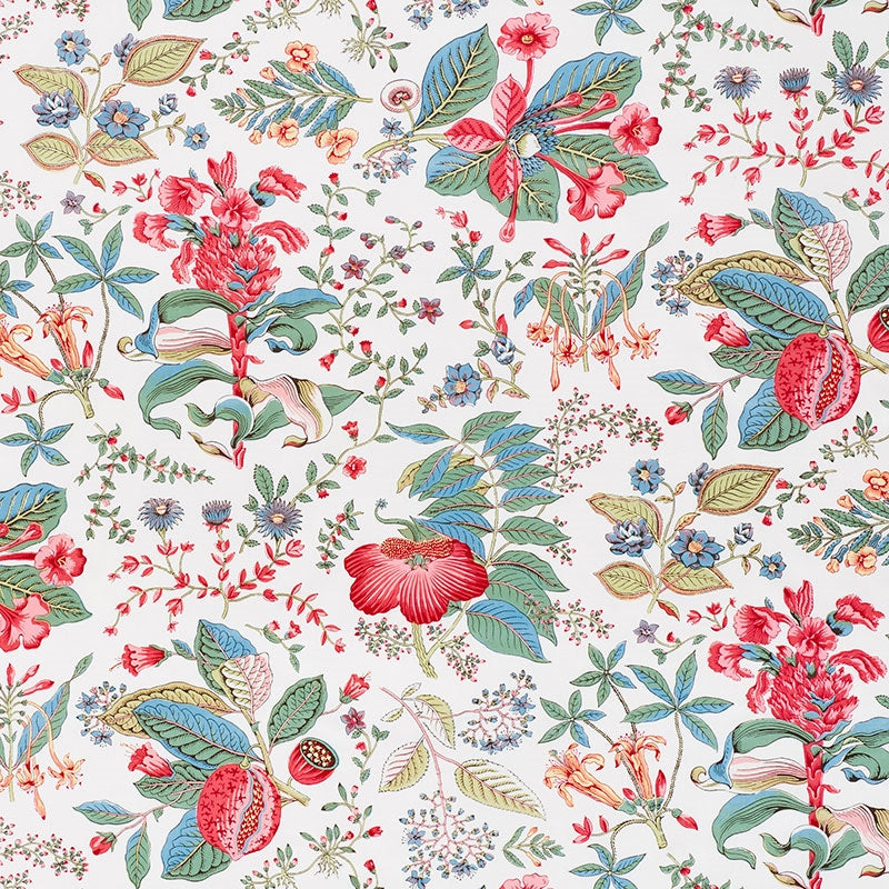 Search 178121 Pomegranate Botanical Document by Schumacher Fabric