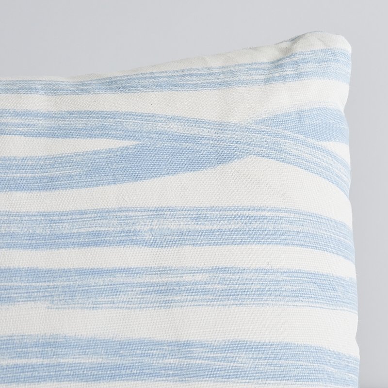 So7675005 Isolde Stripe 20" Pillow Sky By Schumacher Furniture and Accessories 1,So7675005 Isolde Stripe 20" Pillow Sky By Schumacher Furniture and Accessories 2,So7675005 Isolde Stripe 20" Pillow Sky By Schumacher Furniture and Accessories 3