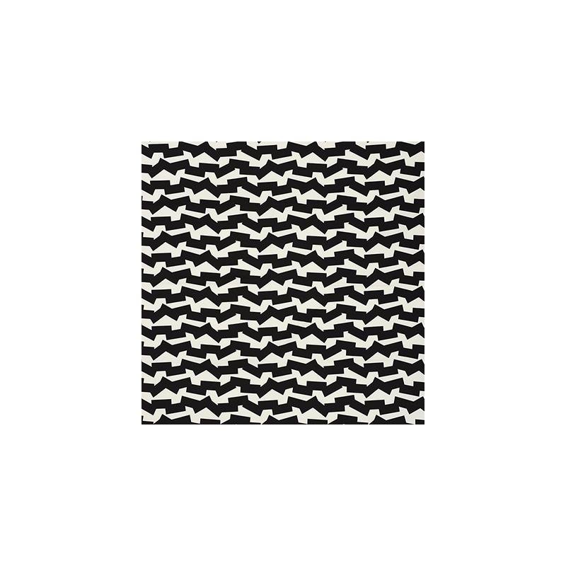 Purchase sample of 176670 Jumble Ii, Black by Schumacher Fabric