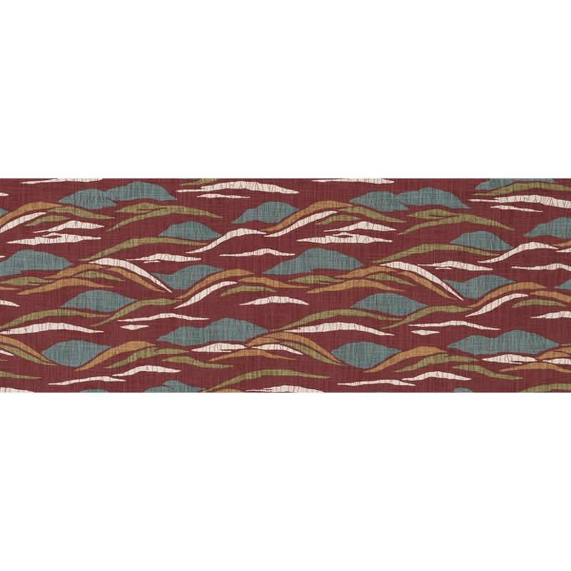 519222 | Lotus Hills | Cinnabar - Robert Allen Home Fabric