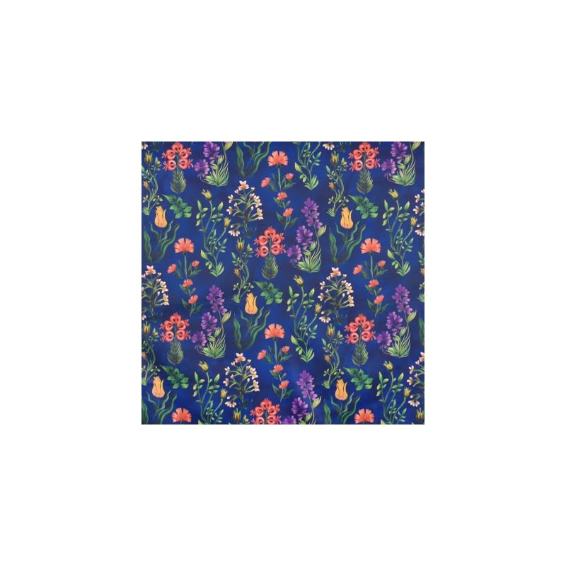 Search S4031 Deep Blue Blue Floral Greenhouse Fabric