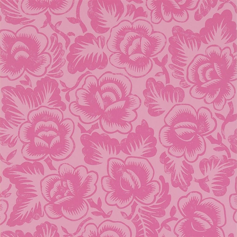 Shop P592/12 Rosario Fuchsia by Designer Guild Wallpaper