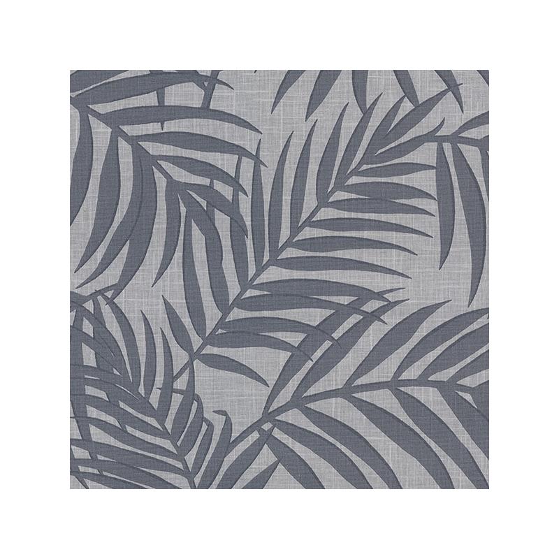 Sample 2945-1131 Warner Textures X Lanai Pewter Fronds by Warner