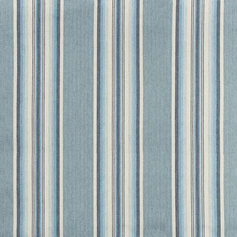 View 35169.5.0 Lodeve Ticking Cornflower Stripes Blue by Kravet Design Fabric